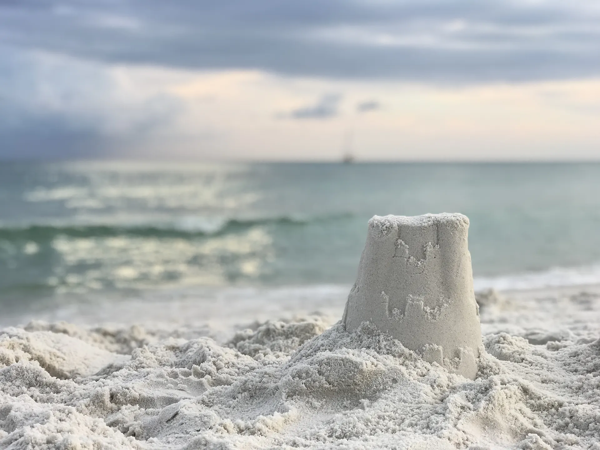 Playing in the sand